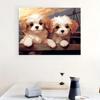 Frame Painting By Numbers Dog Animals Wall Art Picture By Number Acrylic Paint On Canvas Home Decoration 40x50cm