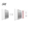 Waterproof AC Insulation Panel 1 Set Window Kit Air Conditioner Foam Seal Panels Blocks Cold Heat Leaks Summer Winter Conditioning Weather Stripping