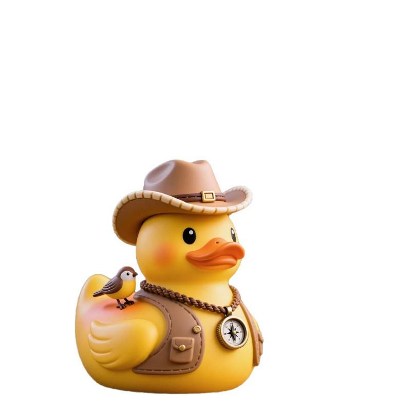 Creative Adventure Duck Resin Figurines Home Desk Garden Decorations