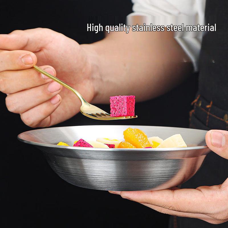 LIEI 26cm 304 Edelstahl Servierschalen Set