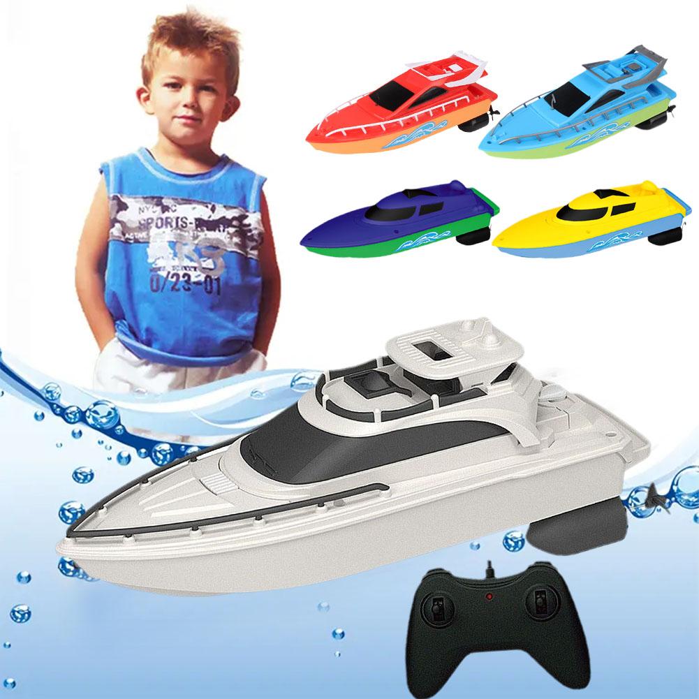 Remote Control Boats High-Speed Speedboats Electric Steamboats Simulated Electric Ship Boys' Watercraft Model Water Toys