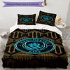 Set Copripiumino Stampato Manchester City F.C. – include 1 copripiumino e 2 federe coordinate Decorazione per camera da letto Regali di Natale
