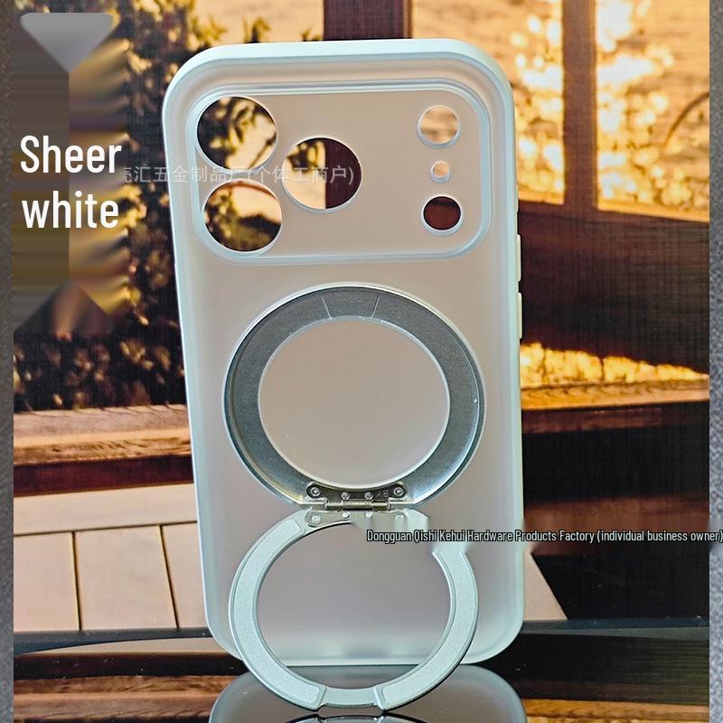 

360° Rotating Magnetic Case for iPhone 17 Pro Max with AI Button, Full Coverage and Bracket Support Precision Anti-Slip Case
