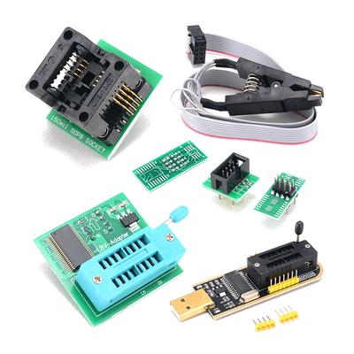 CH341A SOP8 Klipsli USB Programcı Kiti EEPROM Burner BIOS Flaşör SPI Flash Programcı Kiti