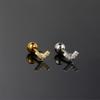 Hot Selling Helix Piercing Insect Skull Earring Women Trend Sliver Gold Color Zircon Tragus Bone Stud Ear Ring Body Chic Jewelry