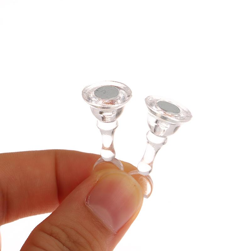 5Pcs Acrylic Nail Stand Tips Holders Chess Shaped Fingernail Diy Magnetic Training Practice Display Manicure Nail Tool