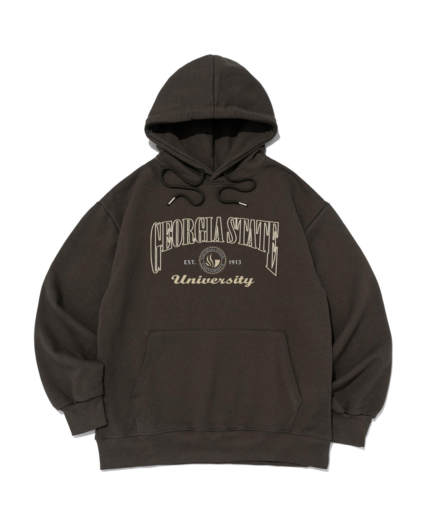 Худи с надписью 613 Seoul 1913 University (хаки) Xl (Fleece-Lined)