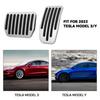 Covers For Tesla Model 3 Y Non-Slip Accelerator Brake Foot Rest Pedal Pad Silver