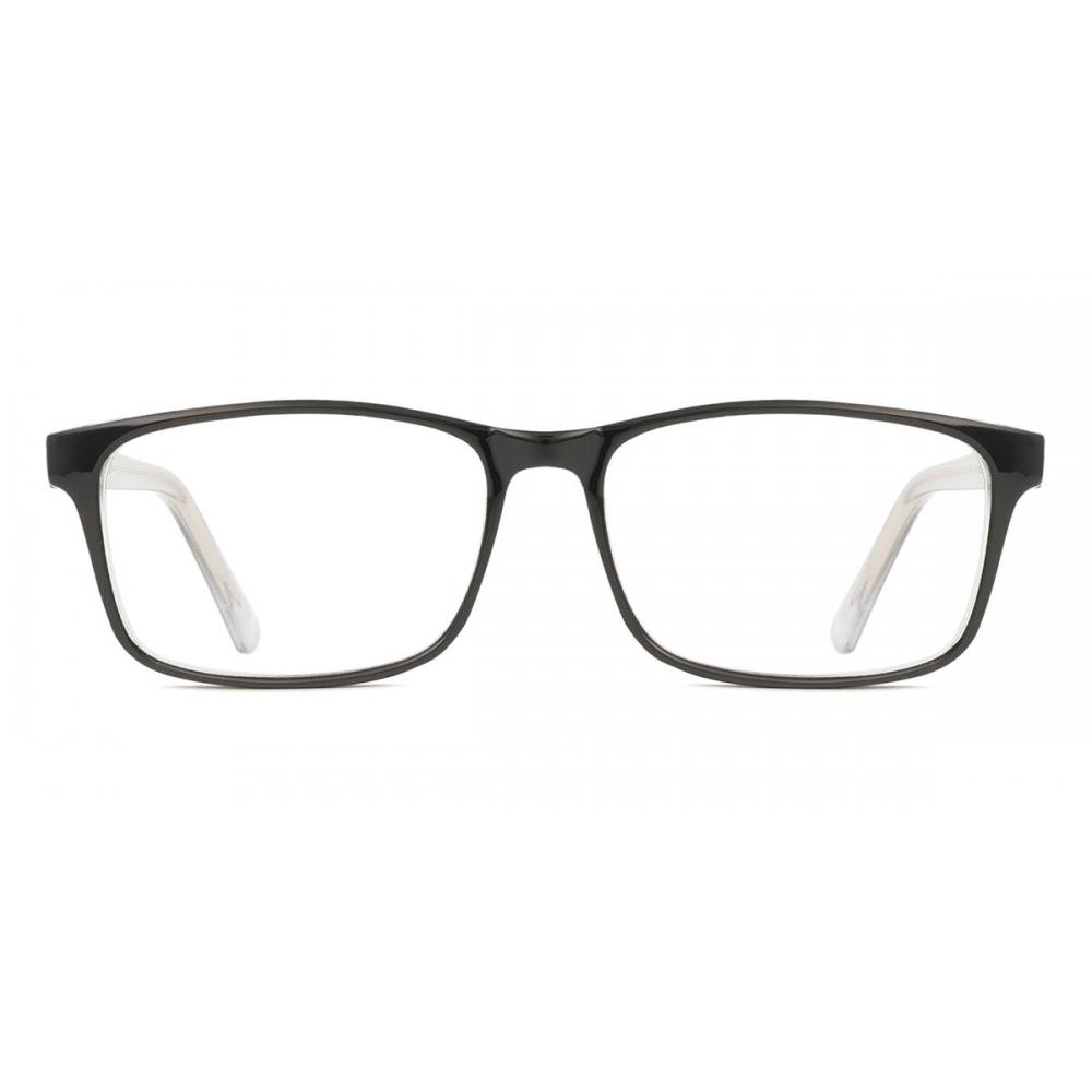 Full Rim Rectangle Black Smartbuy Collection Sandy Cp150b Fashion Unisex Eyeglasses