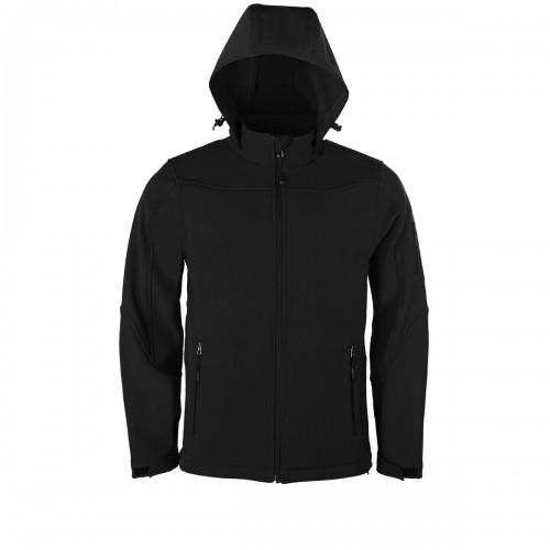 

HRM Womens/Ladies Hooded Soft Shell Jacket S темно-сірий колір