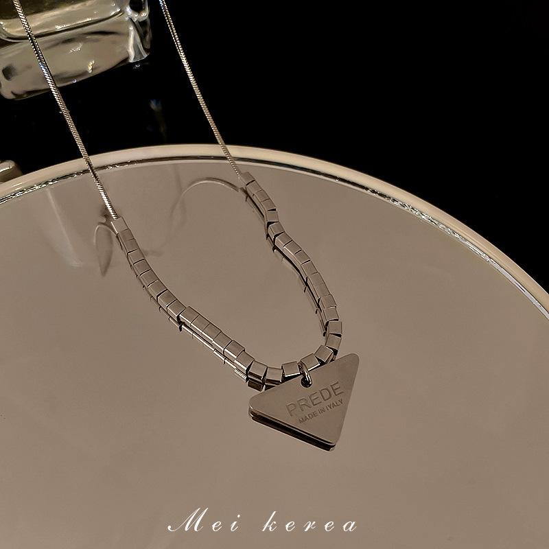 Sweet Cool Wind Diamond Letter Bear Butterfly Necklace Cold Wind Hip Hop Personality Sweater Chain Versatile Necklace