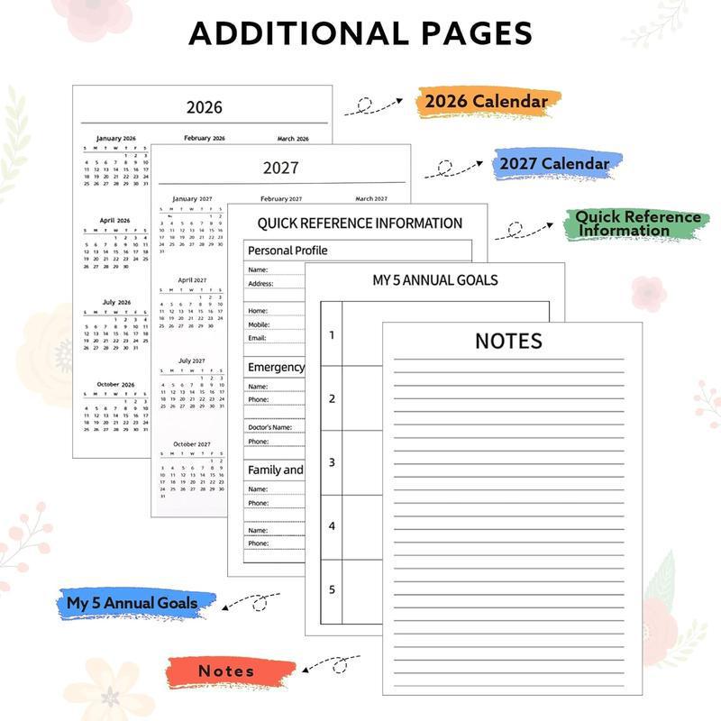 Spiral Coil Planner Notebook - B 93312 A5 Diary