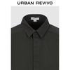 UR Herren Mode Hemd mit Knopfleiste und Revers