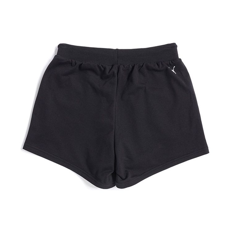 Puma Drawstring Printed Loose Casual Shorts Women shorts Black 584173-01