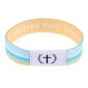 Wearable Bible Bracelet Religious Bracelets Christian Daily Bible Verse Bracelet With Nfc Rfid Elastic Wristband
