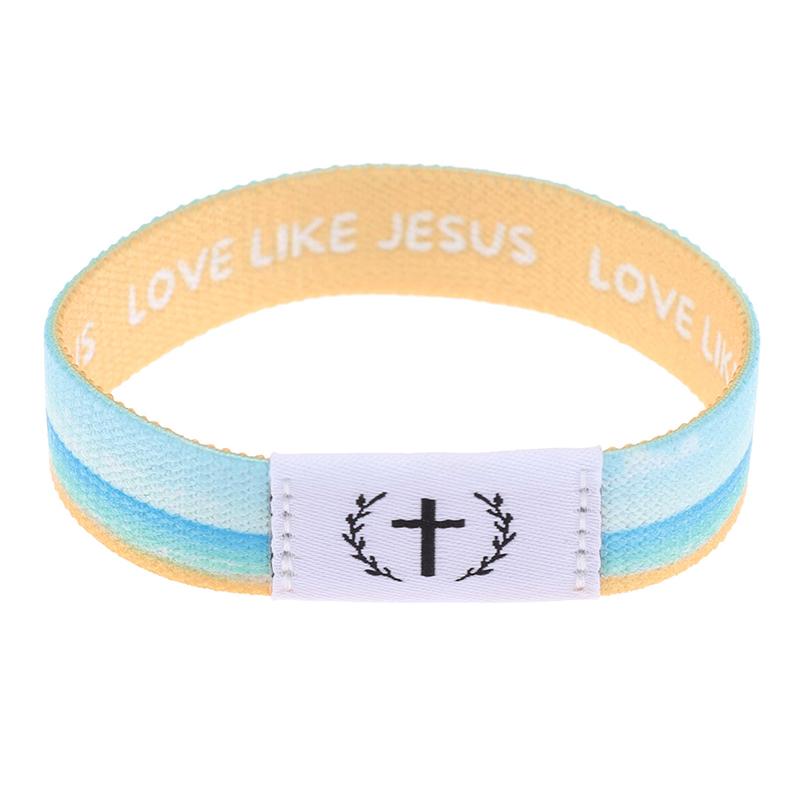 Wearable Bible Bracelet Religious Bracelets Christian Daily Bible Verse Bracelet With Nfc Rfid Elastic Wristband