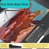 Black Chain Cool Mouse Pad Laptop Japan Anime Keyboard Rug XXL N-narutoS U-uzumakiS Non Slip Mousepad PC Gamer Cabinet Desk Mat