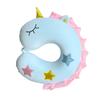 Cuscino da Viaggio per Bambini in Memory Foam con Supporto per il Collo, Fantasia di Animali Carini, Cuscino da Viaggio Portatile