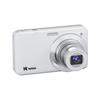 Aparat foto digital compact cu senzor CMOS și zoom optic 6x Alb KDC125-WH 64 megapixeli de înaltă sensibilitate, (alb)