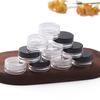 20pcs/Lots Mini Clear Round Plastic Containers Transparent Storage Containers for Jewelry Making Bead Nail Art Craft Supplies