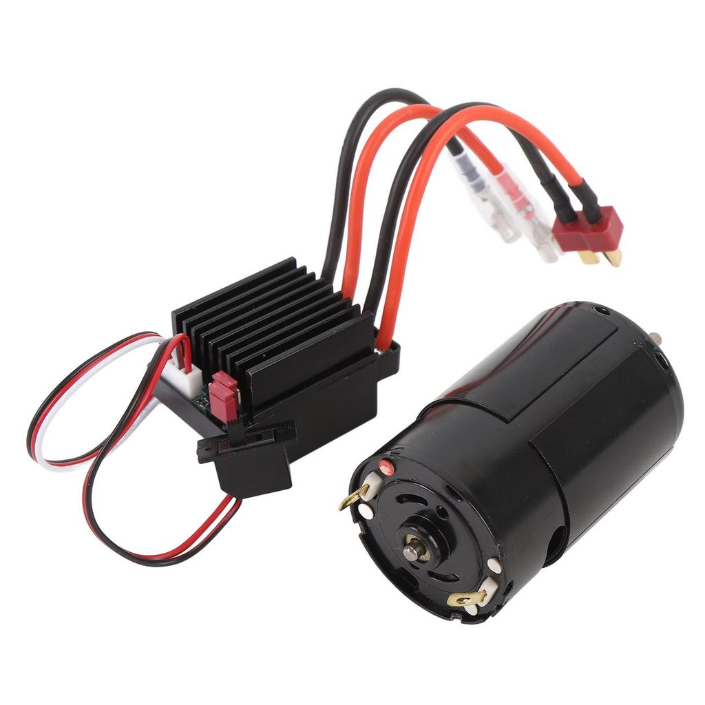 RC Car 550 Brushed Motor with ESC Copper Iron Brushed Motor Replacement for HPI for Wltoys for