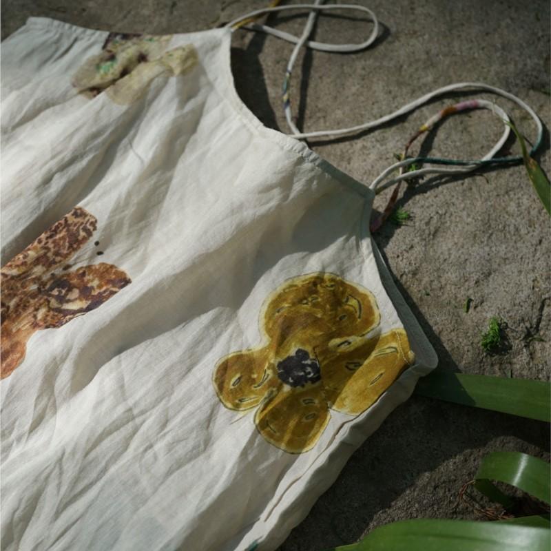 Johnature Women VintageTops Print Summer Casual Soft Female Cloths Chinese Style Tops