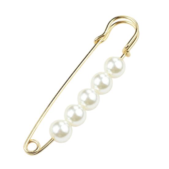 Bezpečnostní brož Jemné zpracování Prevence expozice Atraktivní Faux Pearl Women Safety