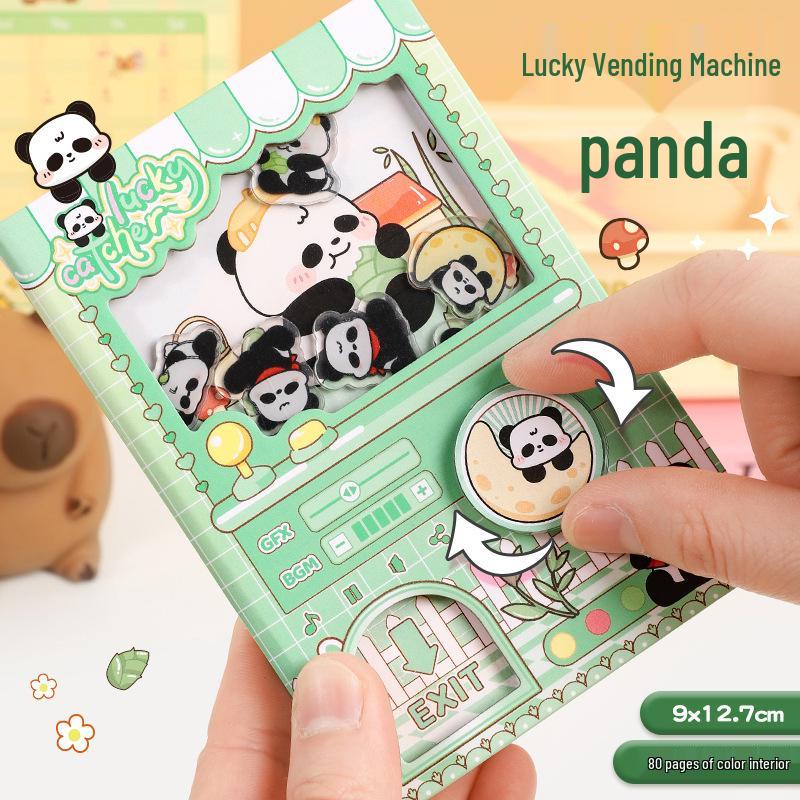 

Cartoon Gashapon Machine Pocket Notebook: Cute Journal & Organizer for Students