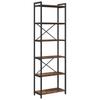 Bookshelf Smoked Oak 60 X 30 X 189.5 Cm Engineered Wood