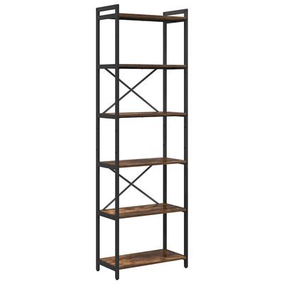 Bookshelf Smoked Oak 60 X 30 X 189.5 Cm Engineered Wood