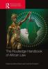 Kniha The Routledge Handbook of African Law