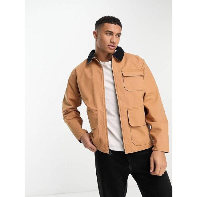 

Светло-коричневая охотничья куртка Levi s Skate с контрастным воротником