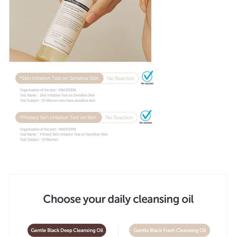 dear, klairs Sanftes schwarzes frisches Reinigungsöl