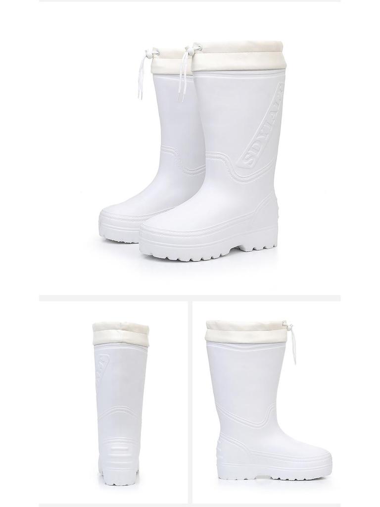 EVA Ultralight Plus Non-Slip Cotton Rain Boots for Men & Women - Ideal for Winter, Oil Resistant, Perfect for Fishery & Cold Storage.