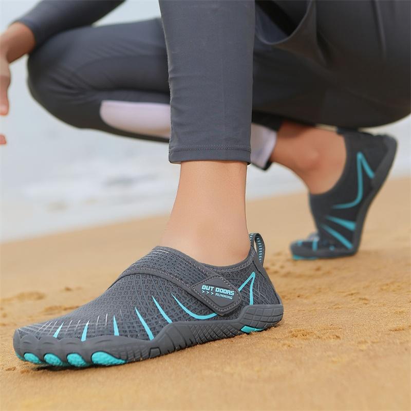Scarpe da Acqua Antiscivolo Unisex Traspiranti Suola Morbida Scarpa da Wading Asciugatura Rapida Leggere Calzature da Acqua per Immersioni Canyoning Pesca