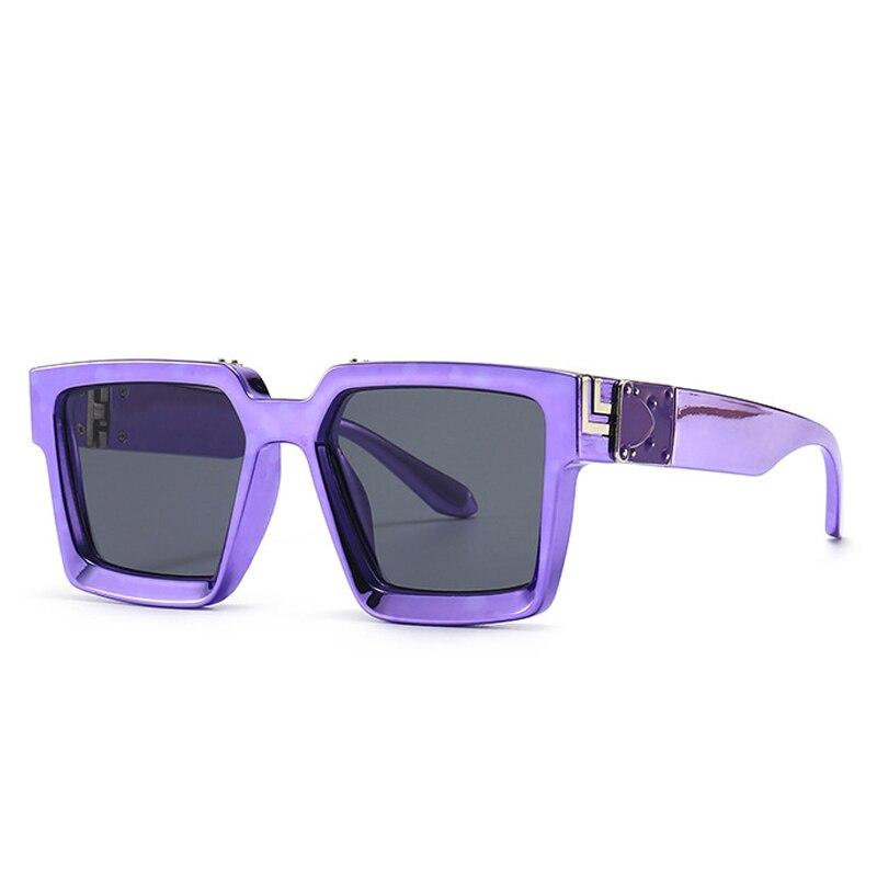 SHAUNA Ins Popular Fashion Square Colorful Sunglasses Women Retro Brand Designer Mirror Eyewear Shades UV400 Men Sun Glasses