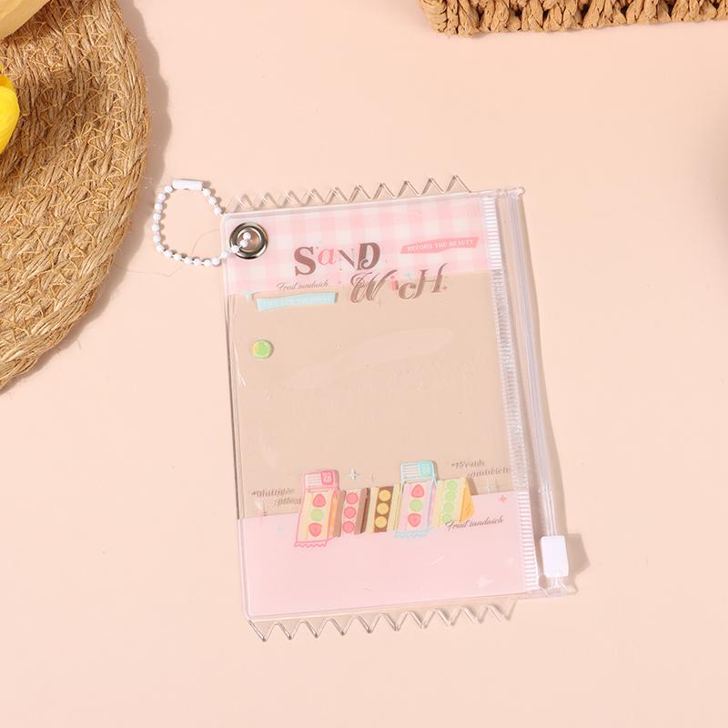 Transparent Candy Bag Photocard Holder Keyring Props Badge Display Bag Pendant Idol Photo Card Protective Cover Card Holder
