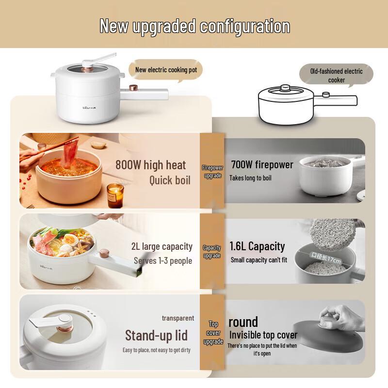 Bear Multi-Function Electric Cooking Pot