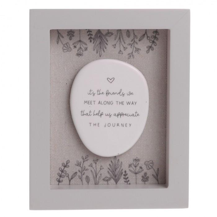 Celebrations Moments Friends Journey Framed Plaque