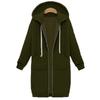 Women Long Sleeve Zip Up Hooded Hoodie Jacket Jumper Cardigan Coat Size Plus