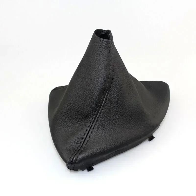 For BMW E30 E34 E36 E39 E46 E81 E82 E87 E88 E90 E91 E92 E93 E60 Car Leather Gear Shift Boot Cover Collars Gaitor with Frame