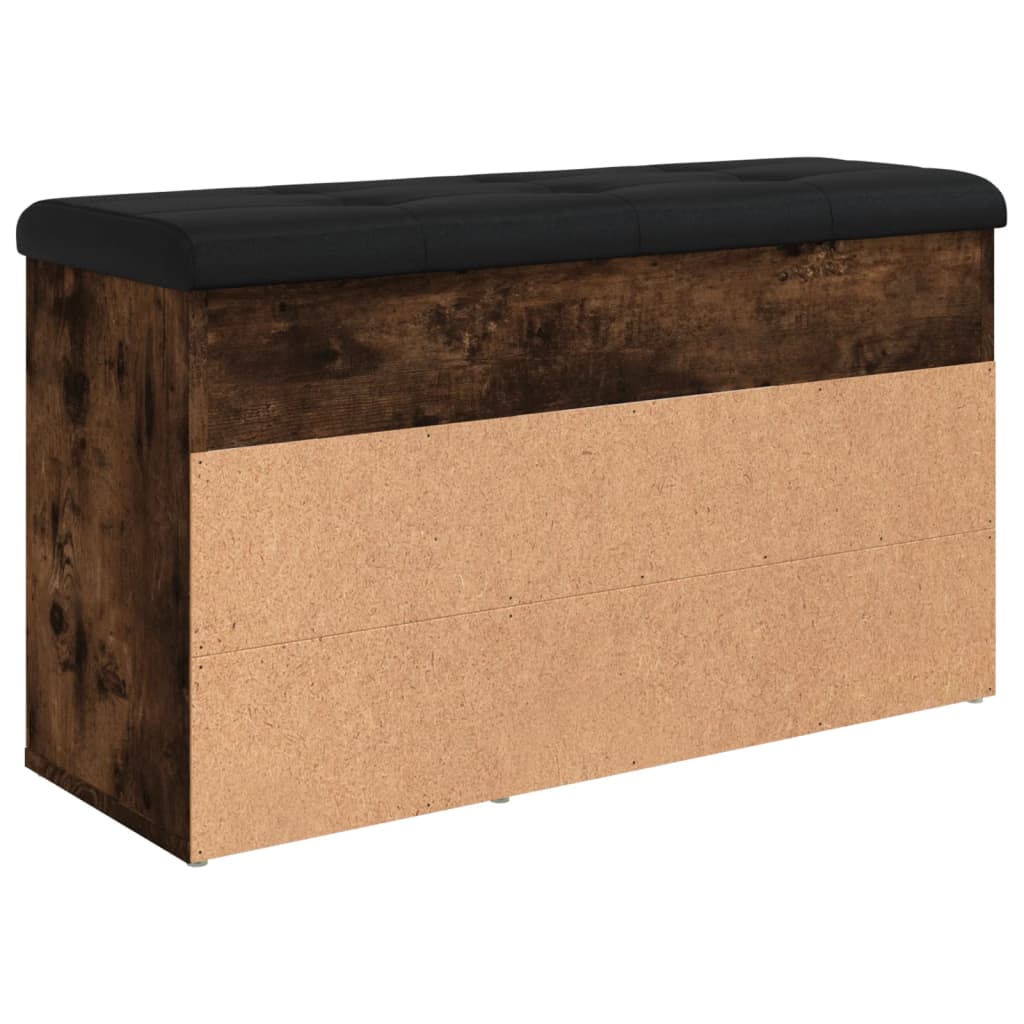 Vidaxl Shoe Bench, Smoked Oak, 82X32X45.5 Cm