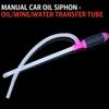 Portable Fuel Pump Manual Oil Suction Tube Fuel Siphon Pump Car Accessory  Liquid Suction