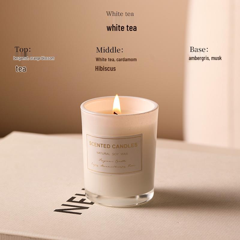 Soy Wax Aromatic Candle Gift Box - High-Grade, Long-Lasting Fragrance for Birthdays & Weddings