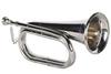 Nickel Silver Bugle with Nickel Mouthpiece | Traditional Indian Wind Musical Instrument