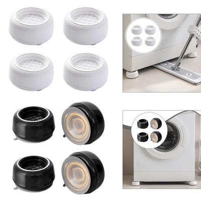 4x Anti Vibration Pads for Washing Machine, Washing Machine Support, Compact Multifunctional Floor Protection, Support Feet