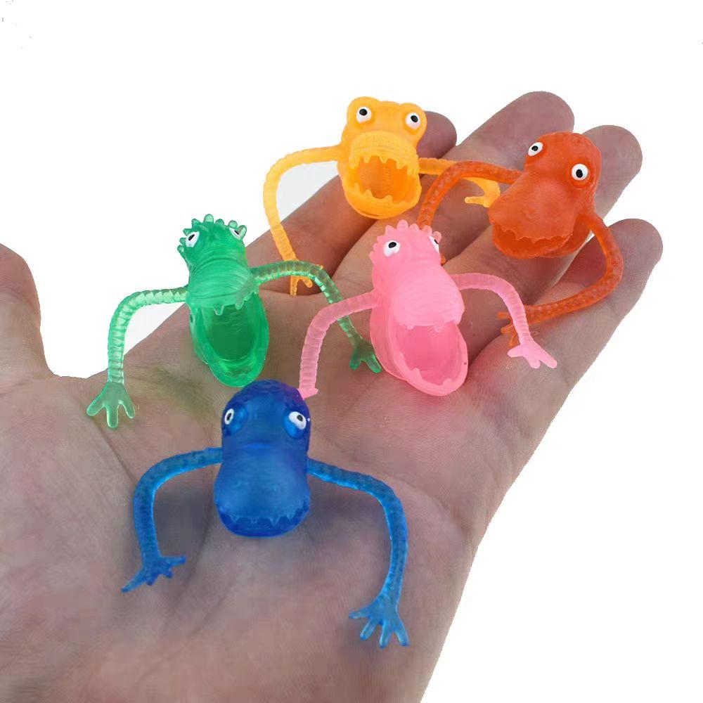 Funny Dinosaur Finger Puppets Birthday Giveaways For Kids Boys Girls Novelty Gifts Weird Stuff Party Favors Classroom Prizes