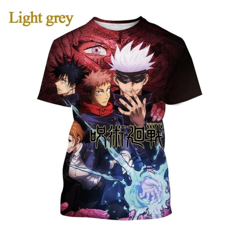 Anime Jujutsu Kaisen 3D Gedruckt Casual Hip Hop Harajuku Kurzarm T-shirt ops für Männer und Frauen Grafik Shirts