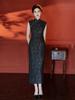 Retro Old Shanghai Style New Chinese Cheongsam 1011 Sleeveless New Temperament Black Daily Improvement Young Dress