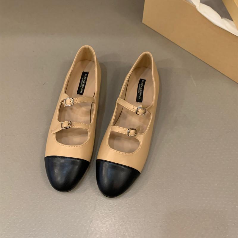 

Модный бренд Bailamos Женские балетки Модные разноцветные Женские элегантные балетки Круглый носок Неглубокие Туфли-лодочки Туфли Мэри Джейн Женские 39